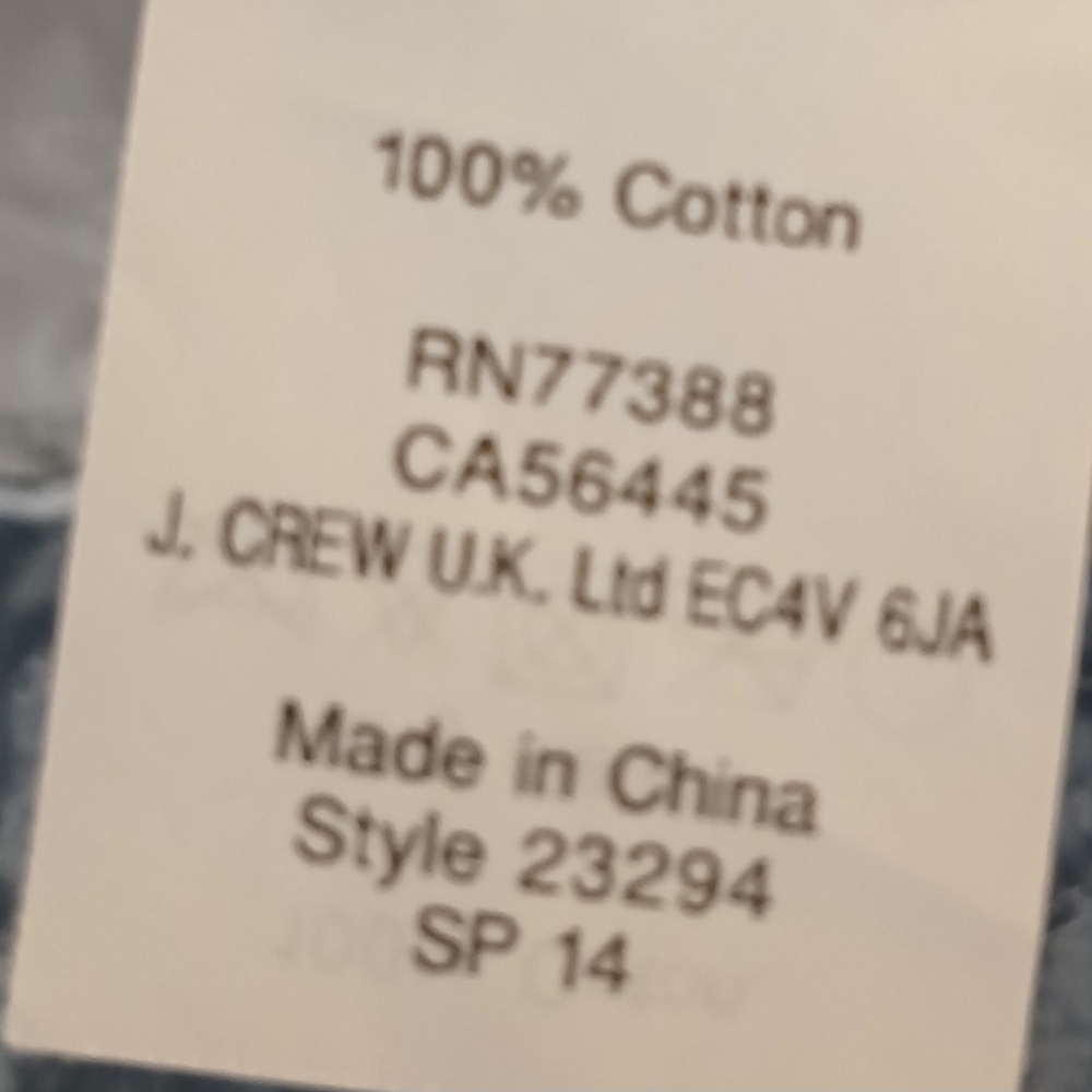 J Crew Women's 100% Cotton Gray Pinstripe Sailor Skirt Siize 00 - Picture 6 of 11